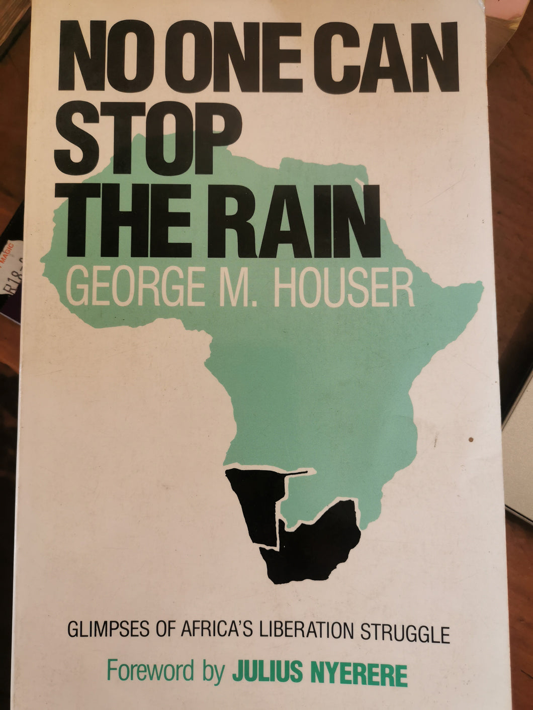No One Can Stop the Rain: Glimpses of Africa's Liberation Struggle by George M. Houser