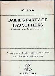 Bailie's Party of 1820 Settlers: A Collective Experience in Emigration